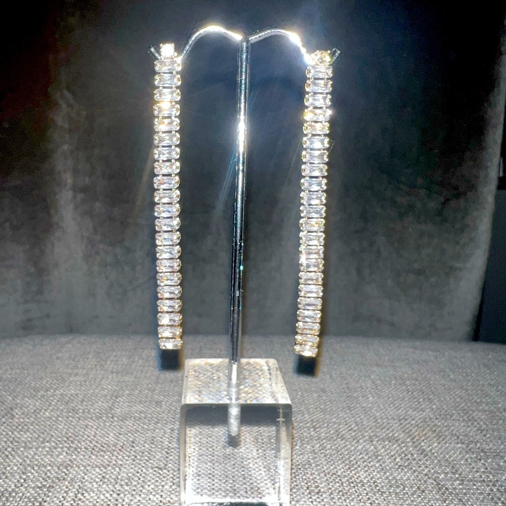 CZ Waterfall Earrings